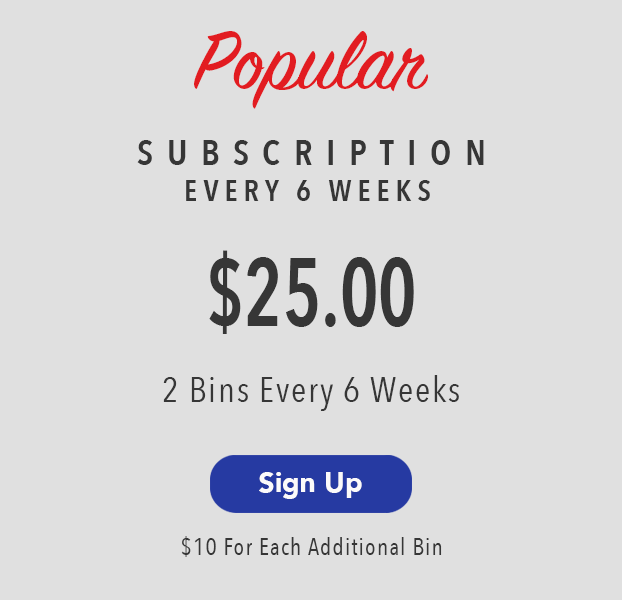 Schedule $25.00 6 Week Service
